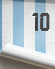 Argentina La Albiceleste 2022 World Cup Home Kit Print