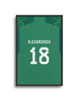 Mexico El Tri 2022 World Cup Home Kit Print