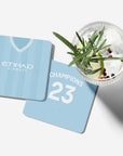 Manchester Cityzens 2023-24 Home Kit Coaster