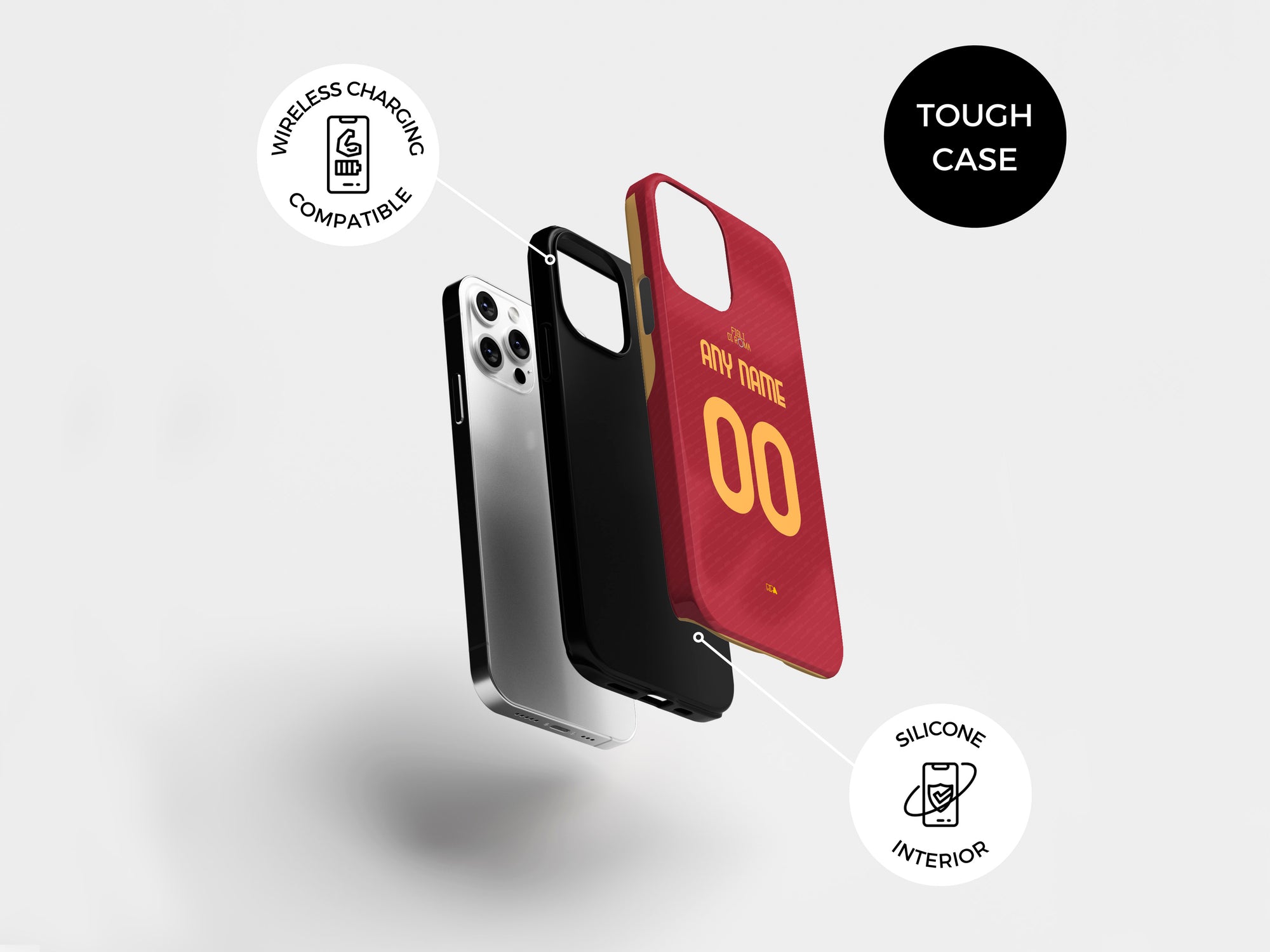 Roma Giallorossi 2023-24 Home Kit Phone Case