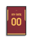 Roma Giallorossi 2023-24 Home Kit Print