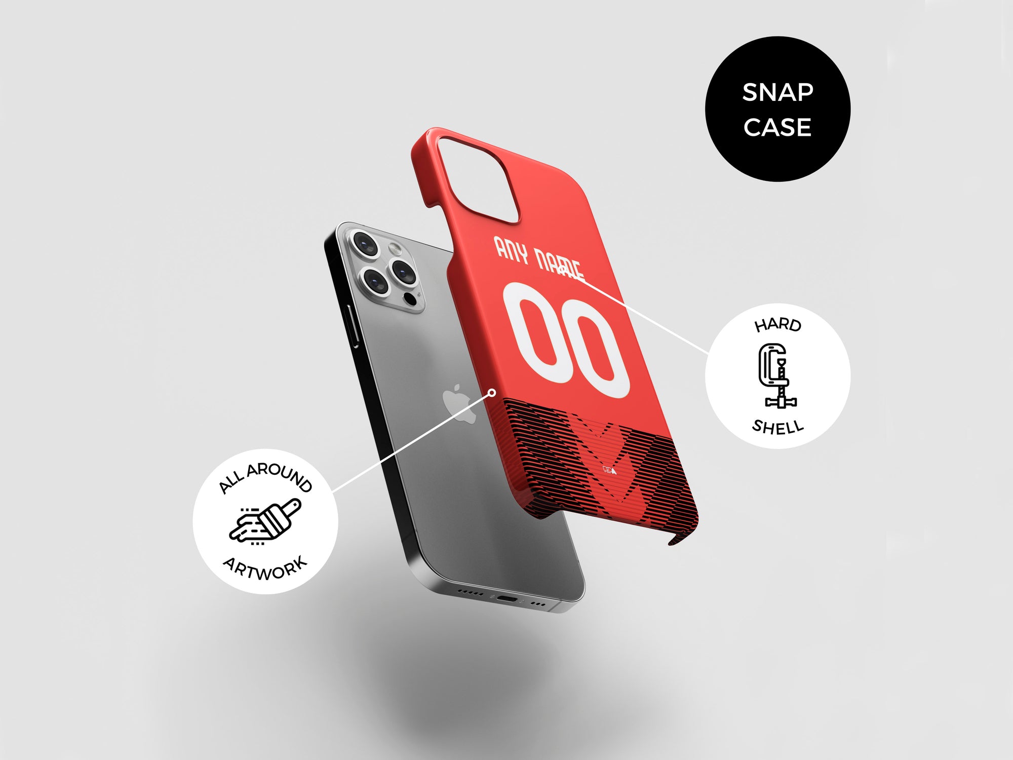 Milan Rossoneri 2023-24 Home Kit Phone Case