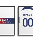 Paris 2023-24 Away Kit Print