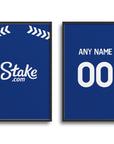 Merseyside Blues The Toffees 2023-24 Home Kit Print