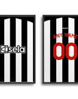 Newcastle The Magpies 2023-24 Home Kit Print