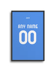 Napoli Gli Azzurri 2023-24 Home Kit Print