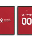 Liverpool Reds 2023-24 Home Kit Print