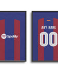 Barcelona Culés 2023-24 Home Kit Print