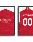 North London Gunners 2023-24 Home Kit Print