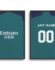 North London Gunners 2023-24 Away Kit Print