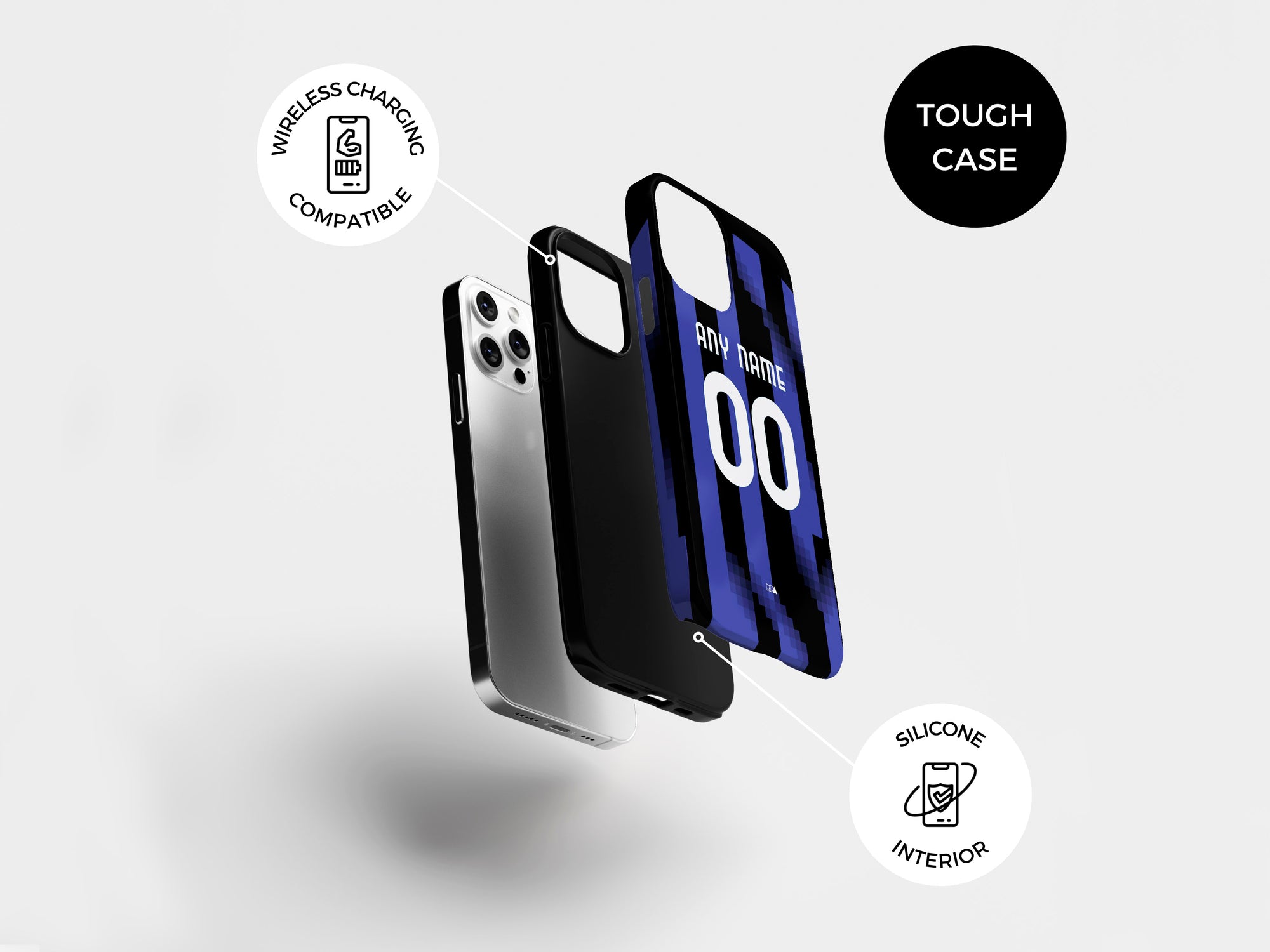 Inter Nerazzurri 2023-24 Home Kit Phone Case