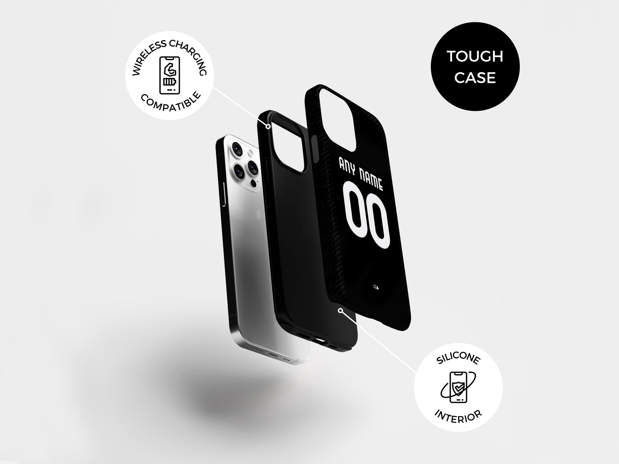 Piemonte Calcio Bianconeri 2023-24 Away Kit Phone Case