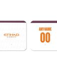 Manchester Cityzens 2023-24 Away Kit Coasters