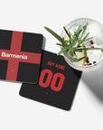 Bayer Black and Reds Die Schwarzroten 2023-24 Home Kit Coasters