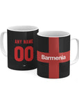 Bayer Black and Reds Die Schwarzroten 2023-24 Home Kit Mugs