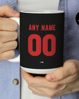 Bayer Black and Reds Die Schwarzroten 2023-24 Home Kit Mugs