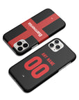 Bayer Black and Reds Die Schwarzroten 2023-24 Home Kit Phone Case