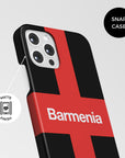 Bayer Black and Reds Die Schwarzroten 2023-24 Home Kit Phone Case