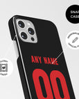 Bayer Black and Reds Die Schwarzroten 2023-24 Home Kit Phone Case