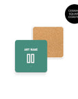 Bremen Green-Whites 2023-24 Home Kit Coasters