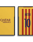 Barcelona Culés 2015-16 Away Kit Print