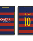 Barcelona Culés 2015-16 Home Kit Print