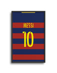 Barcelona Culés 2015-16 Home Kit Print