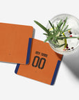 The Nertherlands Oranje Euro 2024 Home Kit Coasters