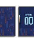 The Nertherlands Oranje Euro 2024 Away Kit Print