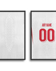 Poland The Eagles Euro 2024 Home Kit Print