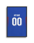 France Les Bleus Euro 2024 Home Kit Print