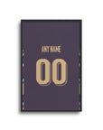 England The Three Lions Euro 2024 Away Kit Print