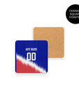 USA Red, White and Blue Copa America 2024 Away Kit Coasters