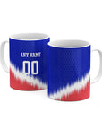 USA Red, White and Blue Copa America 2024 Away Kit Mugs