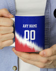 USA Red, White and Blue Copa America 2024 Away Kit Mugs