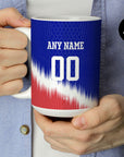 USA Red, White and Blue Copa America 2024 Away Kit Mugs