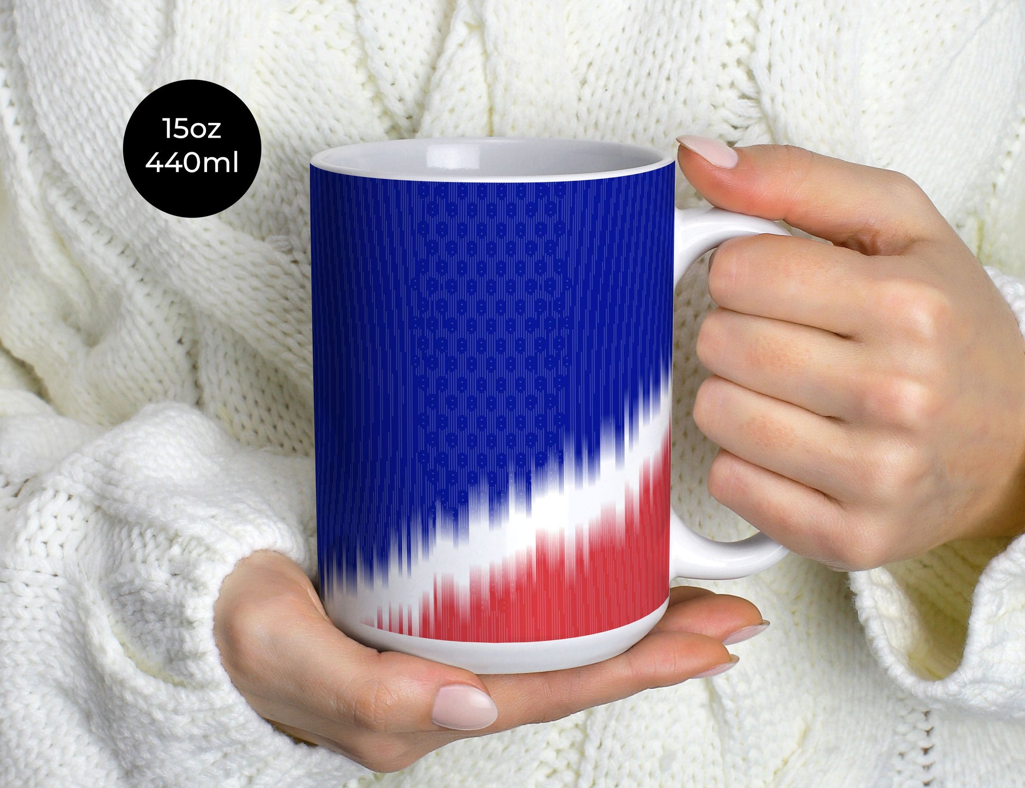 USA Red, White and Blue Copa America 2024 Away Kit Mugs