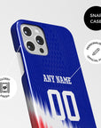 USA Red, White and Blue Copa America 2024 Away Kit Phone Case