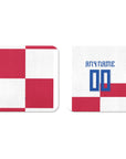 Croatia the Vatreni Euro 2024 Home Kit Coasters