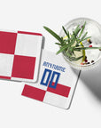 Croatia the Vatreni Euro 2024 Home Kit Coasters