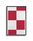 Croatia the Vatreni Euro 2024 Home Kit Print