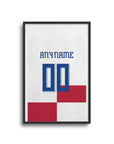 Croatia the Vatreni Euro 2024 Home Kit Print