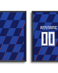 Croatia the Vatreni Euro 2024 Away Kit Print