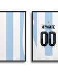 Argentina La Albiceleste Copa America 2024 Home Kit Print