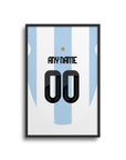 Argentina La Albiceleste Copa America 2024 Home Kit Print