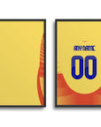 Colombia Cafeteros Copa America 2024 Home Kit Print