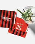 Milan Rossoneri 2024-25 Home Kit Coasters