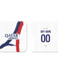 Paris Parisiens 2024-25 Away Kit Coasters