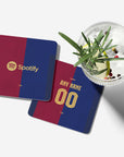 Barcelona Culés 2024-25 Home Kit Coasters