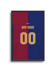 Barcelona Culés 2024-25 Home Kit Poster